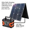 200W Peak Power Station, Flashfish CPAP Battery 166Wh 45000mAh Backup Power Pack  With 50W 18V Portable Solar Panel, FLASHFISH Foldable Solar Charger