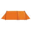 Camping Tent 4 Persons Gray and Orange