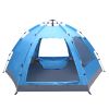 3-4 Person Automatic Family Camp Tent Instant Pop Up Waterproof for Camping Hiking Travel Outdoor Activities XH