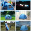 3-4 Person Automatic Family Camp Tent Instant Pop Up Waterproof for Camping Hiking Travel Outdoor Activities XH