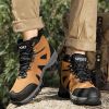 Men's Waterproof Tactical Hiking Shoes. Camping Walking Boots