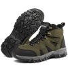 Men's Waterproof Tactical Hiking Shoes. Camping Walking Boots