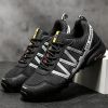 Mens Hiking Waterproof Breathable Tactical Anti-Slip Trekking Shoes