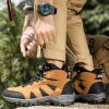 Men's Waterproof Tactical Hiking Shoes. Camping Walking Boots